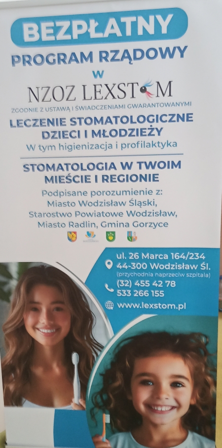 LECZENIE STOMATOLOGICZNE- BEZPŁATNY PROGRAM RZĄDOWY