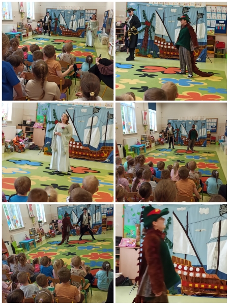 Przedszkolaki widzami- Teatrzyk SKRZAT - „Wyspa skarbów”